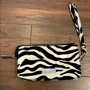 yaumi K Zebra wristlet wallet.